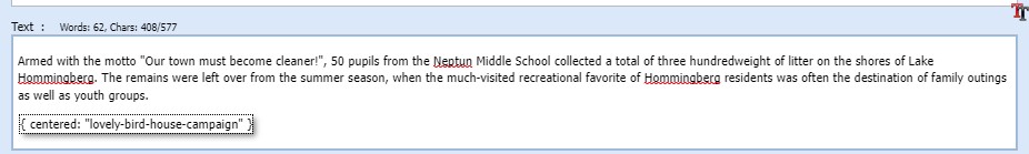 Richtext toolbar hidden